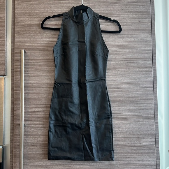 Olivaceous Dresses & Skirts - Olivaceous faux leather dress - NWT